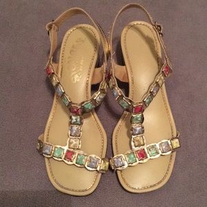 Vintage Signals Mosaic gold Sandel size 6.5!